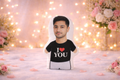 Personalised Boyfriend Photo Pillow (Black)